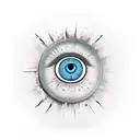 Evil Eye tattoo design idea