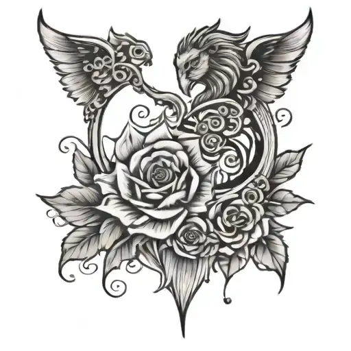 11/6 date tattoo design featuring tattoo design idea