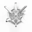 glock tattoo design idea