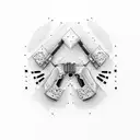 glock tattoo design idea
