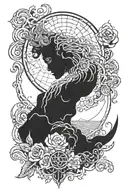 “The Calling of Samuel” Gustavo Doré style: make tattoo design idea