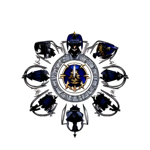 ultramarines Warhammer 40k tattoo design idea