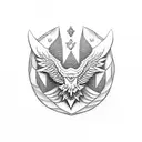 eagle scout medal  tattoo design idea