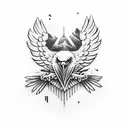 eagle scout medal  tattoo design idea