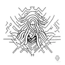 something with a meaning of mental health struggles (OCD, anxiety, trauma, depression, suicide)and I listen to metal tattoo design idea