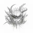 something with a meaning of mental health struggles (OCD, anxiety, trauma, depression, suicide)and I listen to metal tattoo design idea