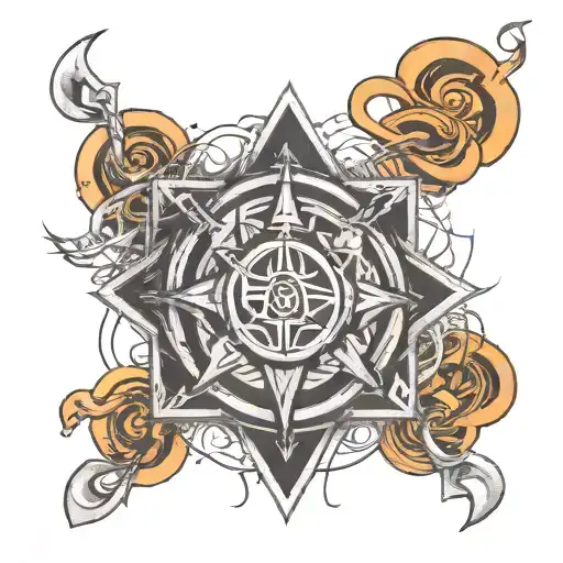 endless cash flow sigil tattoo tattoo design idea