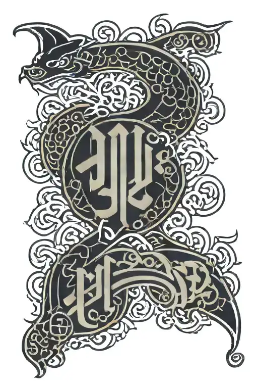 money sigil tattoo tattoo design idea