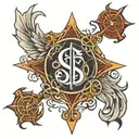endless cash flow sigil tattoo tattoo design idea