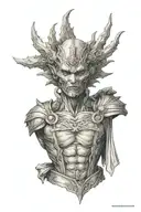 Judge bargan from final fantasy 12 torso tattoo design idea