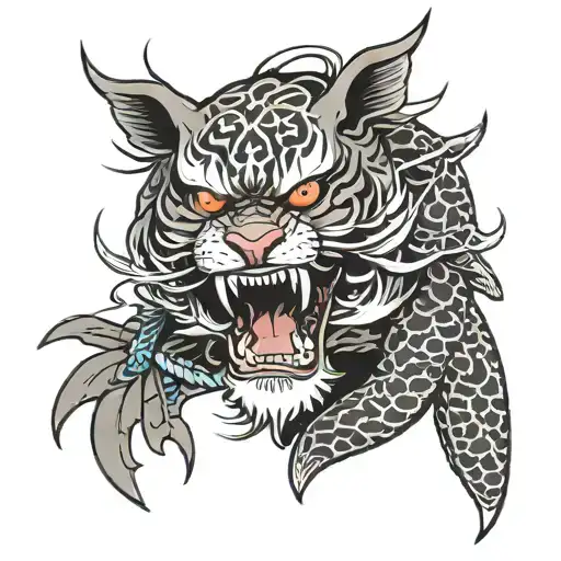 yakuza style band tattoo tattoo design idea