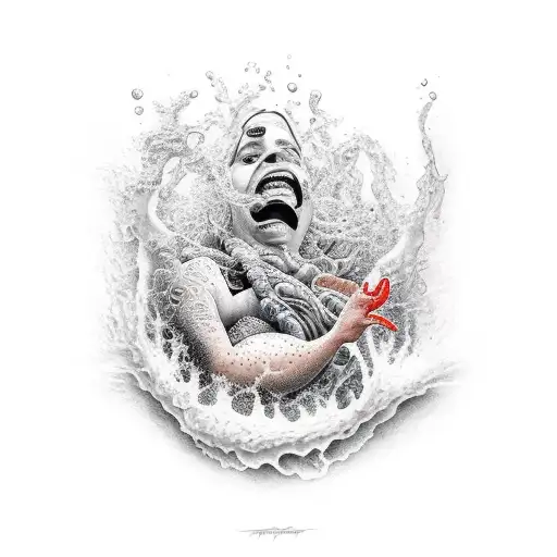 And I was drownin', but now I'm swimmin' Through stressful waters to relief. tattoo design idea