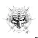 gundam tattoo design idea