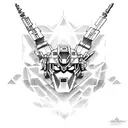 gundam tattoo design idea