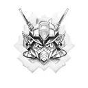 gundam tattoo design idea