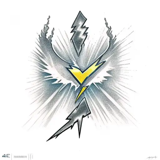 Lightning Bolt tattoo design idea