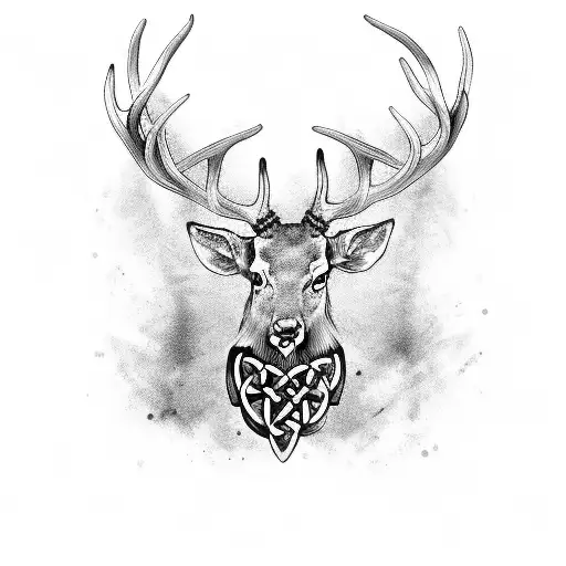 celtic deer designs