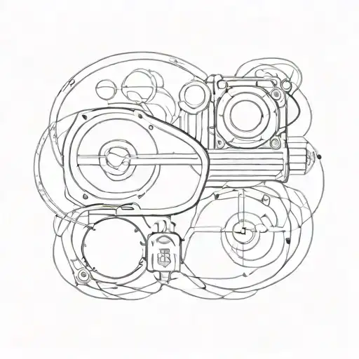 scoop speaker tattoo design idea