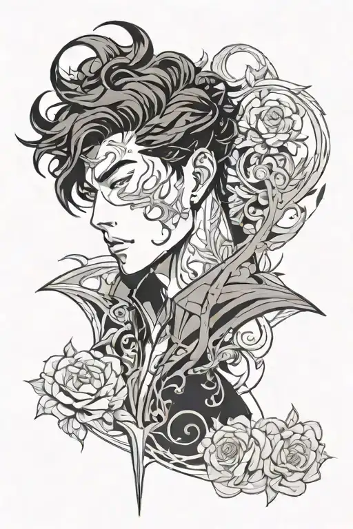 solo leveling sung jin woo tattoo design idea