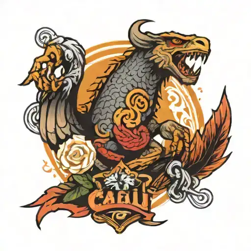 America de Cali tattoo design idea