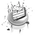 2d:: piece of cheesecake:: tattoo design idea