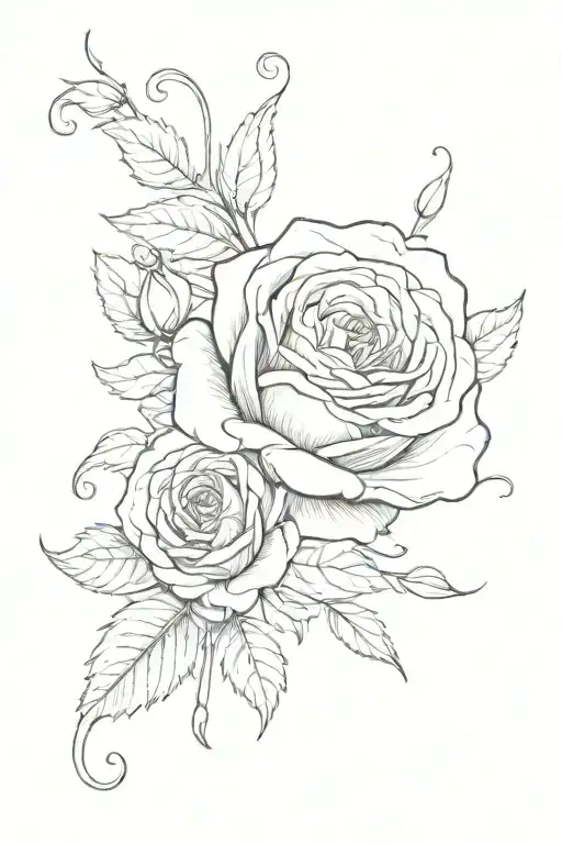 "did i cross the line" in lowercase Times New Roman font, incorporating a rose and honeysuckle flower element in a balan tattoo design idea