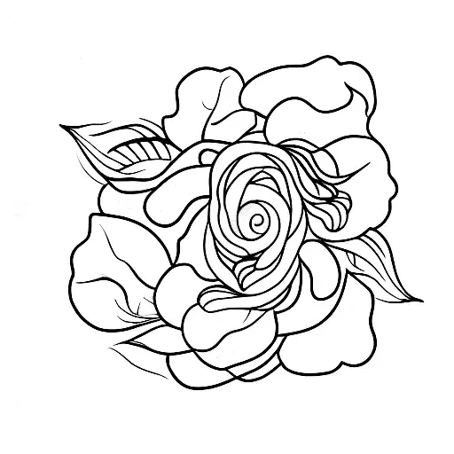 Belladonna vine tattoo design idea