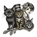 3 kids tattoo design idea