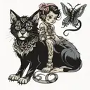 3 kids tattoo design idea