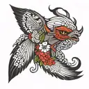 obatala orisha tattoo design idea