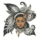 obatala orisha tattoo design idea