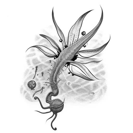 venus fly trap tattoo design idea