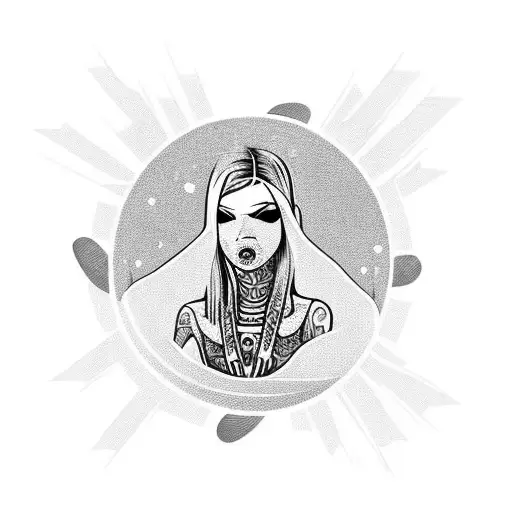 Pierced teen who loves drugs drink girls  tattoo design idea