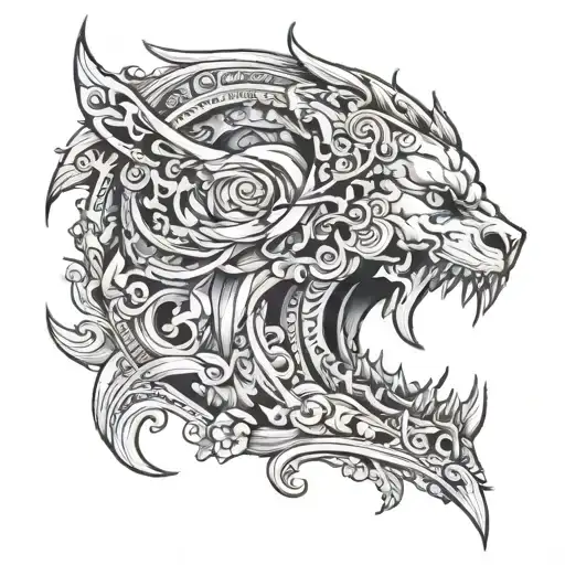 VIII-XVII tattoo design idea