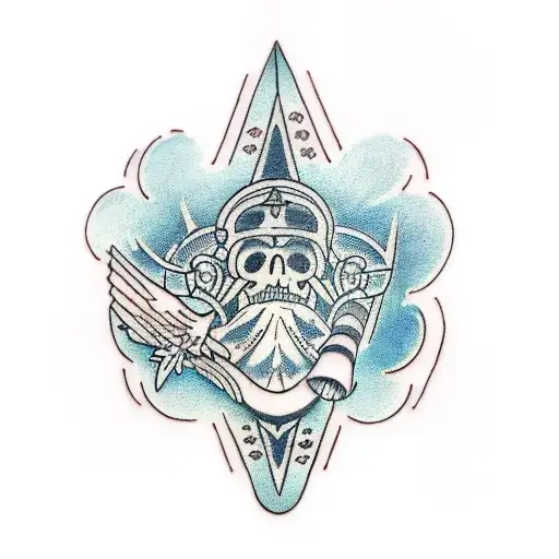 3 Friends, sea tattoo design idea