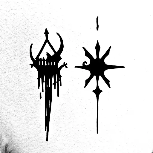 Minimalist Bring Me The Horizon Doomed Tattoo Idea - BlackInk AI