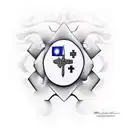 a memorial tattoo who their parants died the father was a dentist and mother was a nurse tattoo design idea