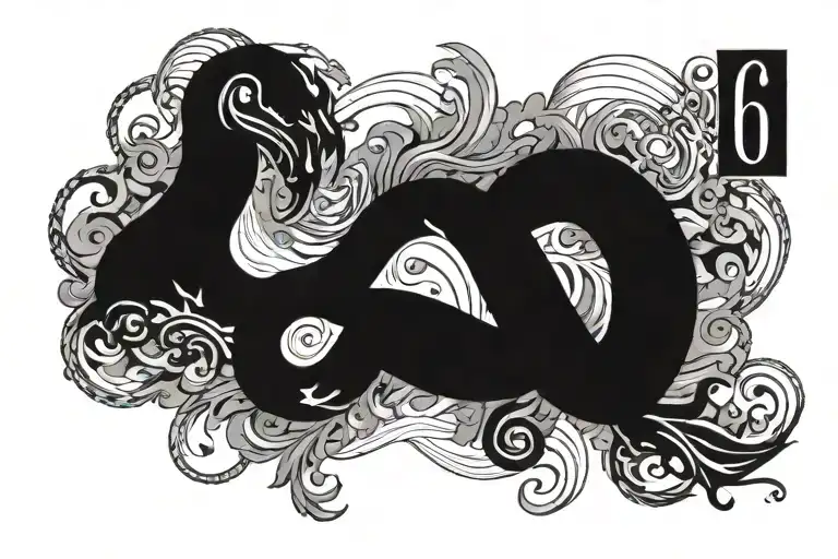 2006 birth date tattoo design idea