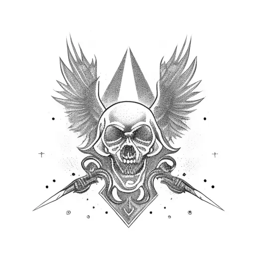 lada nova legend tattoo design idea