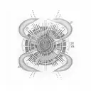 nathan and daniel in morse code shaped like an ichthus tattoo design idea