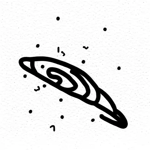 You are just a tiny bit in the universe tattoo design idea
