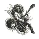 Combine elements from Led Zeppelin album covers  tattoo design idea