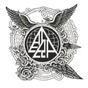 led zeppelin logo tattoo design idea