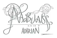 Adrian name written tattoo design idea