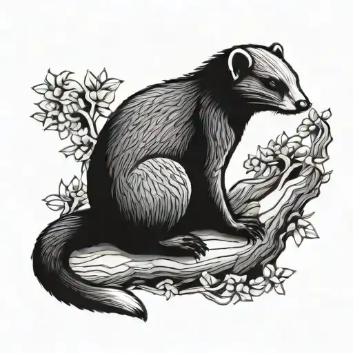 mongoose tattoo design idea