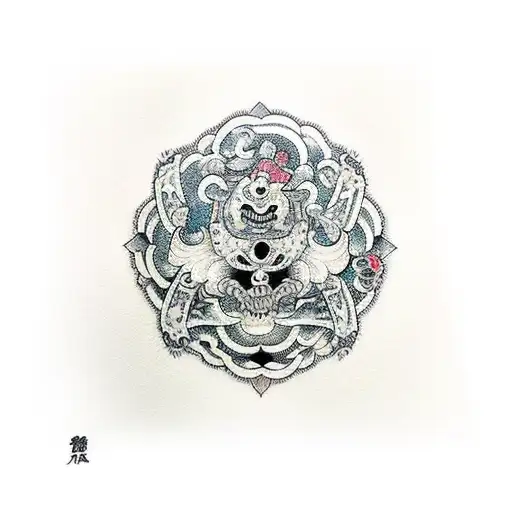 shinigami  tattoo design idea