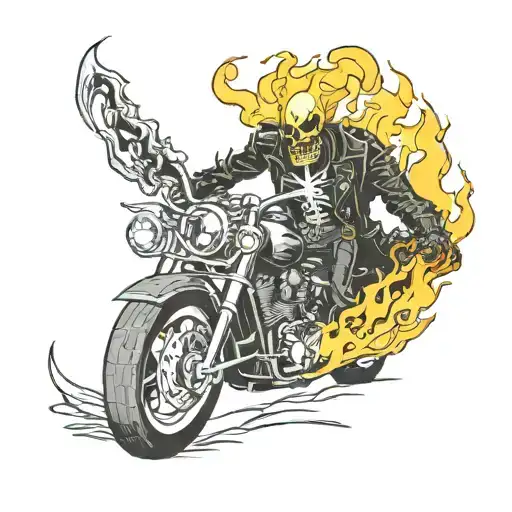 Ghost Rider tattoo design idea