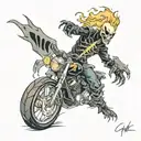 Ghost Rider tattoo design idea