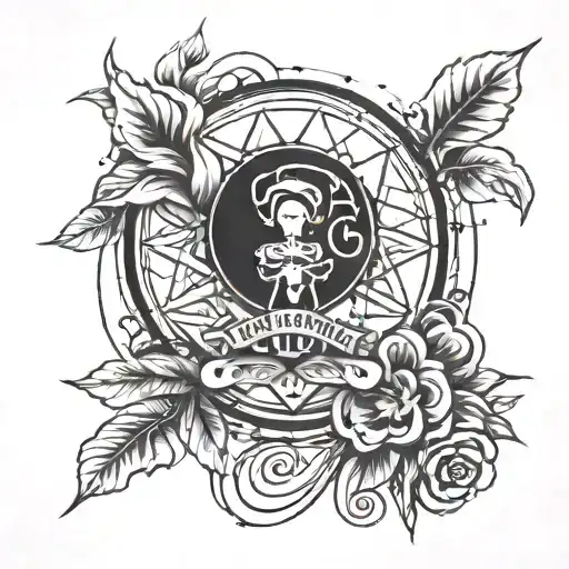 Create a simple and minimalist tattoo, about toxic love, balance and a strong energetic connection of love tattoo design idea