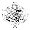 Tattoo inspired by the biblical story of David and Goliath, emphasizing the triumph of the underdog tattoo design idea